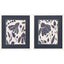 Paragon Denim Floral S/2 Blue 20 X 17 X 2 Wall Art