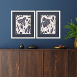 Paragon Denim Floral S/2 Blue 20 X 17 X 2 Wall Art