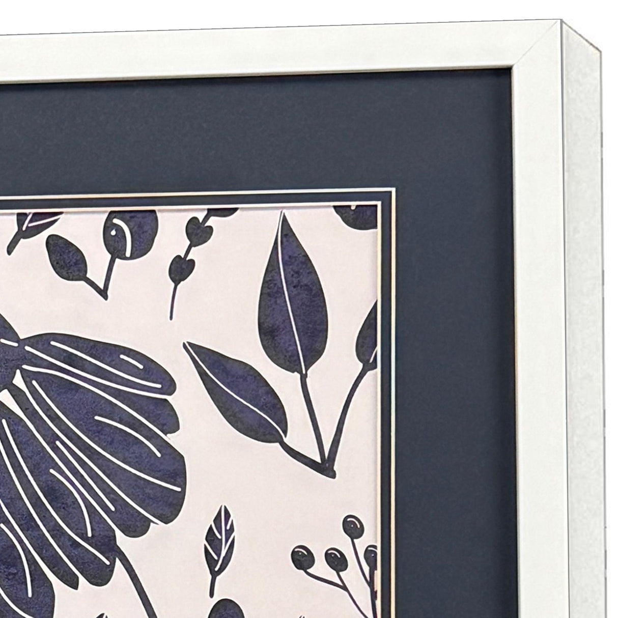 Paragon Denim Floral S/2 Blue 20 X 17 X 2 Wall Art