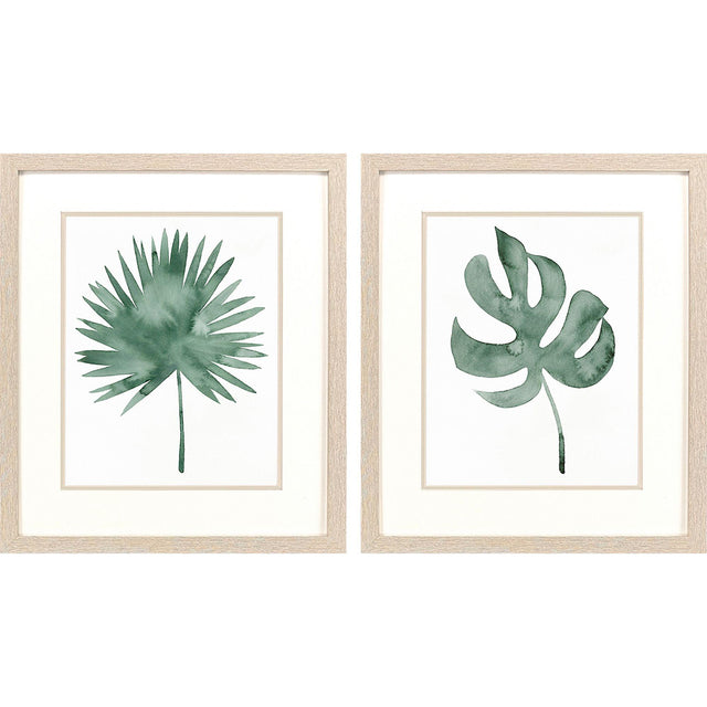 Paragon Plant Press S/2 Green 20 X 17 X 1 Wall Art