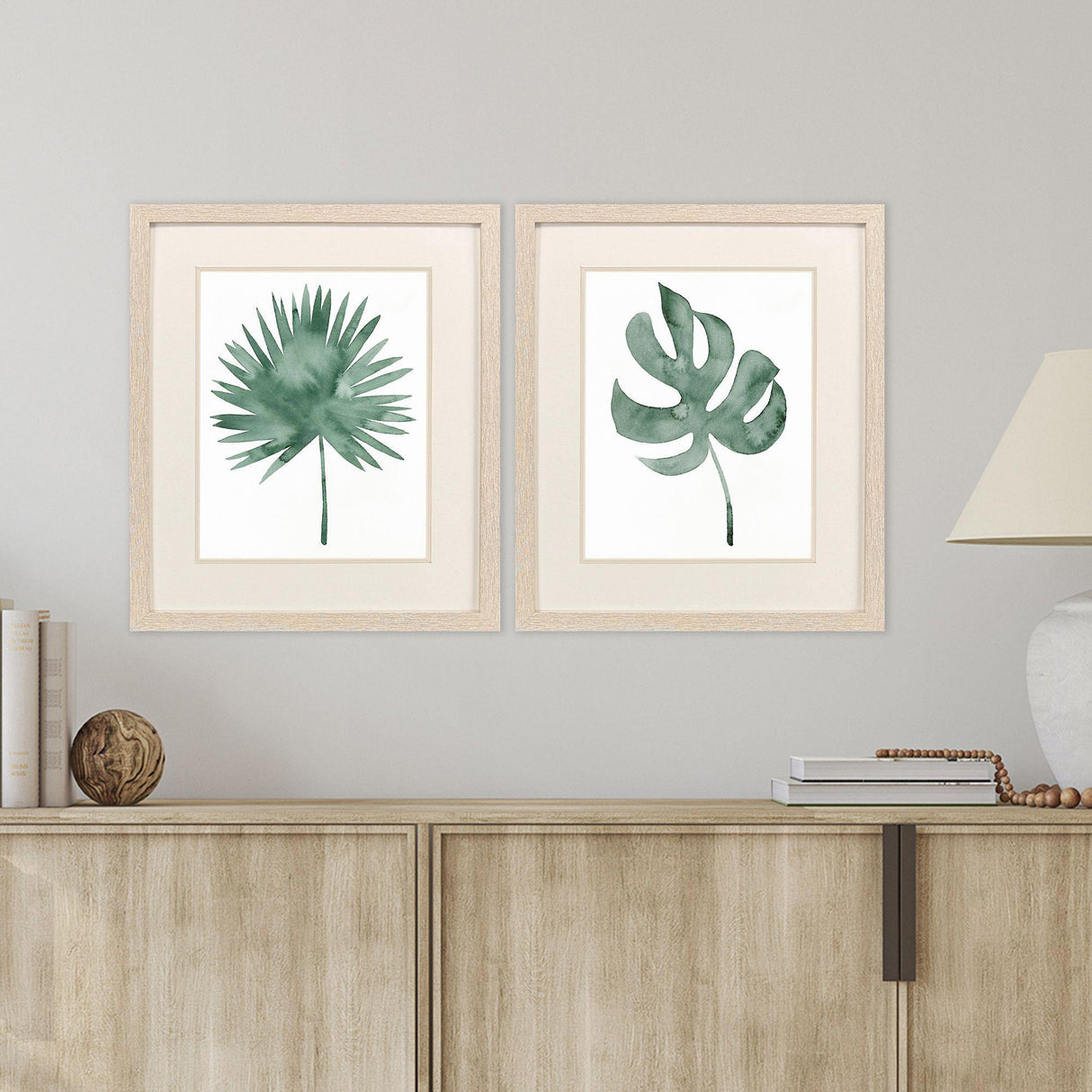 Paragon Plant Press S/2 Green 20 X 17 X 1 Wall Art