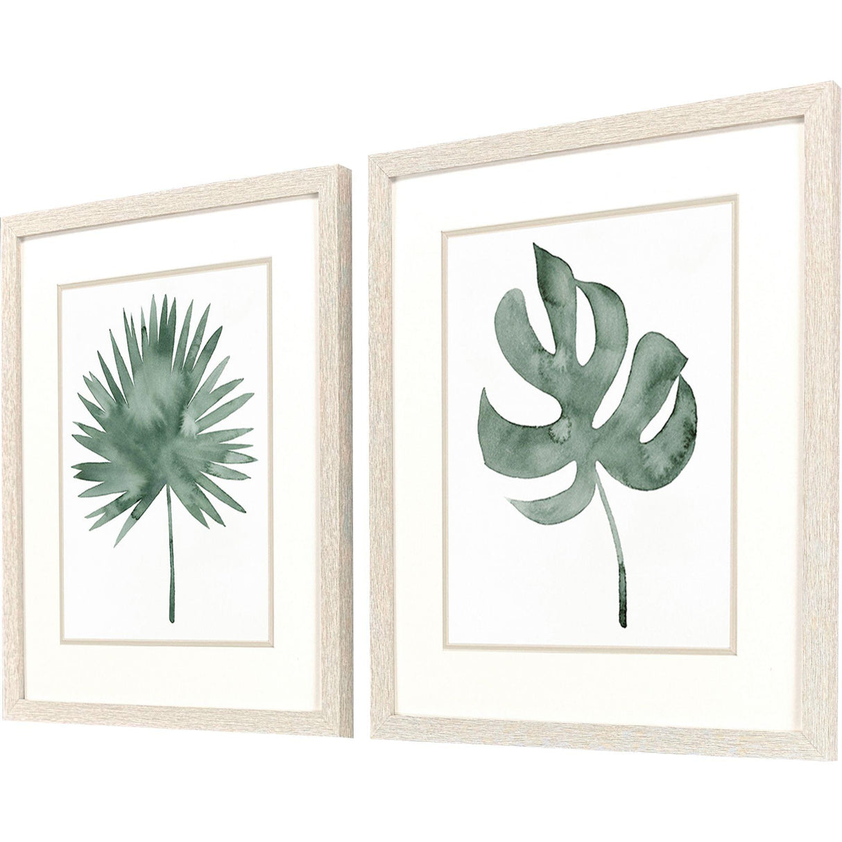 Paragon Plant Press S/2 Green 20 X 17 X 1 Wall Art