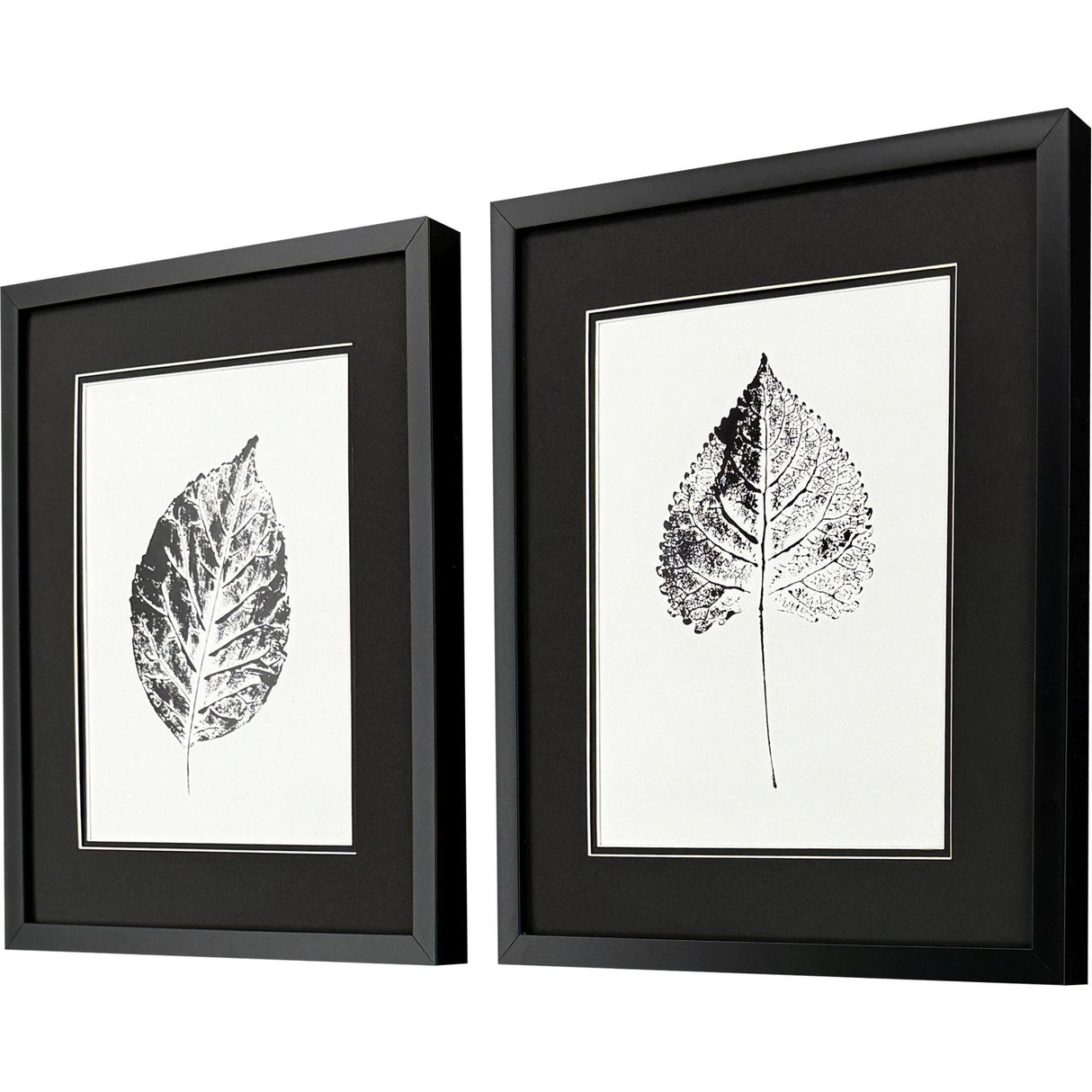 Paragon Black Print Leaf I S/2 Black 20 X 17 X 2 Wall Art