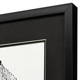 Paragon Black Print Leaf I S/2 Black 20 X 17 X 2 Wall Art