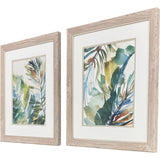Paragon Paradise Memory S/2 Teal 22 X 19 X 1 Wall Art