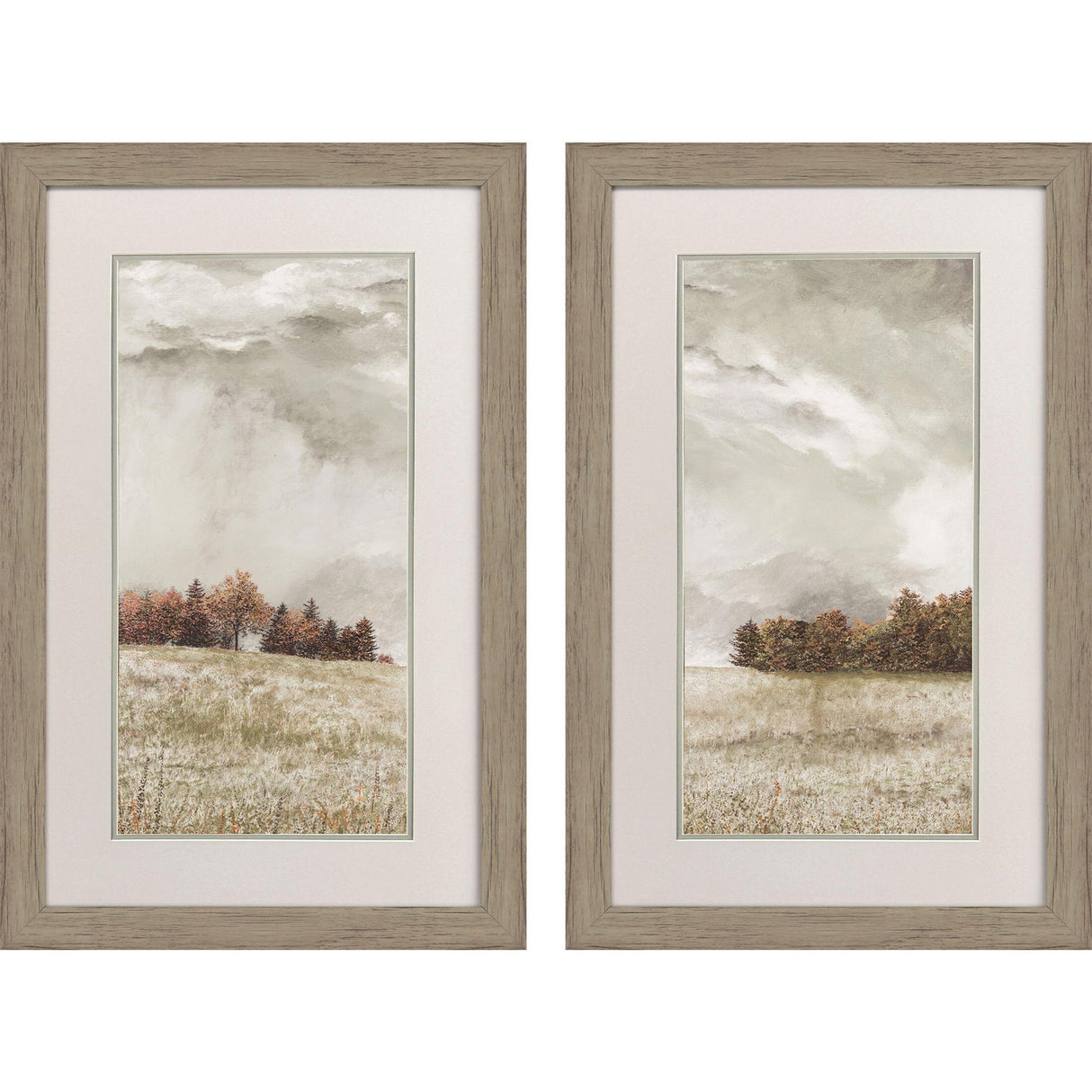 Paragon Approaching Storm S/2 Green 33 X 21 X 2 Wall Art