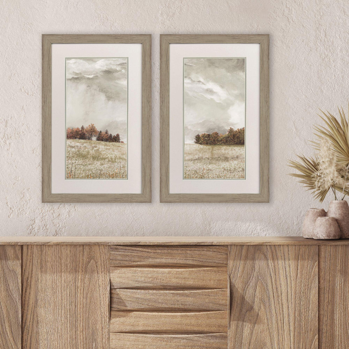 Paragon Approaching Storm S/2 Green 33 X 21 X 2 Wall Art