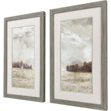 Paragon Approaching Storm S/2 Green 33 X 21 X 2 Wall Art