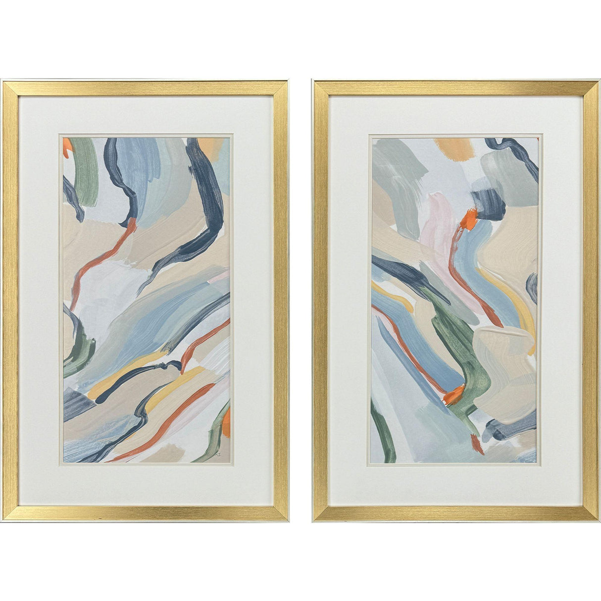 Paragon Pour Monsieur S/2 Blue 32 X 20 X 2 Wall Art