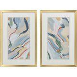 Paragon Pour Monsieur S/2 Blue 32 X 20 X 2 Wall Art