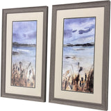 Paragon Cloudy Day Bay S/2 Blue 33 X 21 X 1 Wall Art