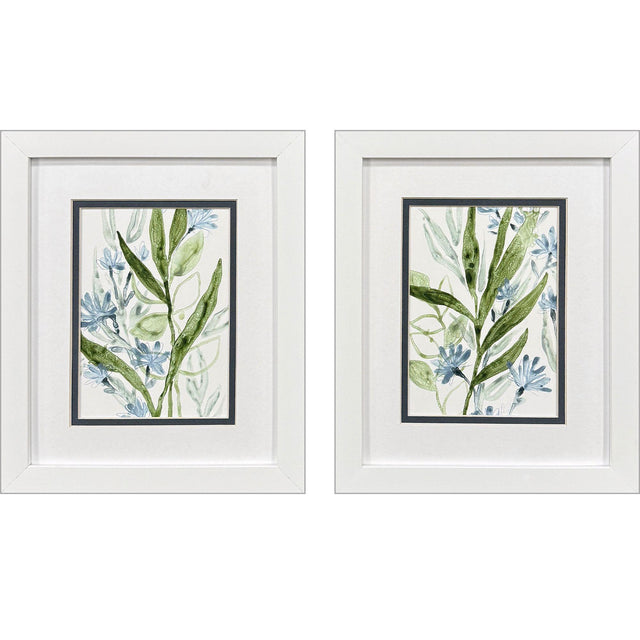 Paragon Meadow Blues I S/2 Blue 11 X 09 X 2 Wall Art