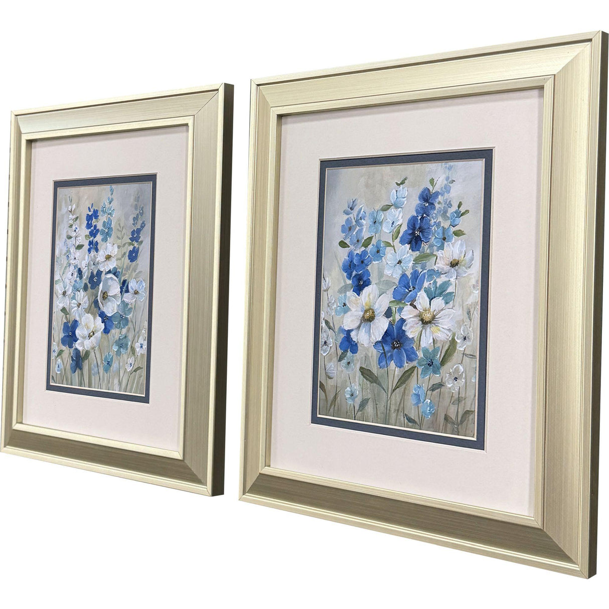 Paragon Blue Garden S/2 Blue 12 X 10 X 1 Wall Art