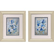 Paragon Blue Garden S/2 Blue 12 X 10 X 1 Wall Art