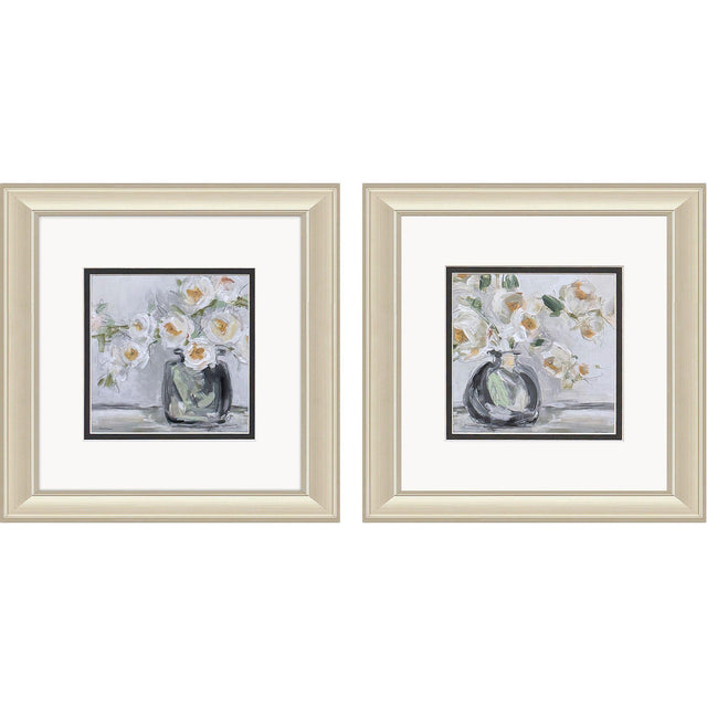 Paragon Rendition Rhapsody S/2 Gray 12 X 12 X 1 Wall Art