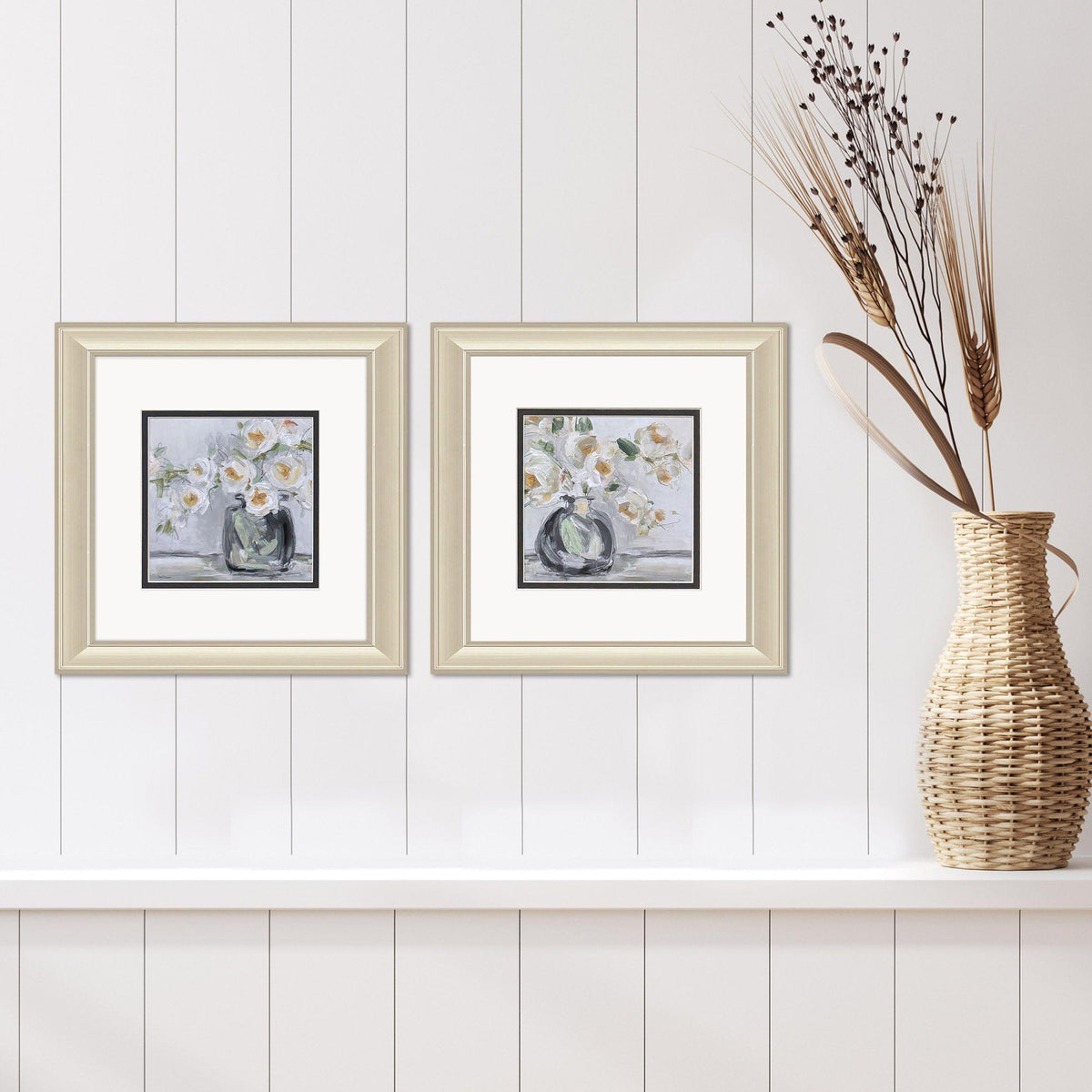 Paragon Rendition Rhapsody S/2 Gray 12 X 12 X 1 Wall Art
