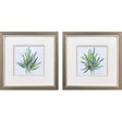 Paragon Tropical Leaves S/2 Green 11 X 11 X 1 Wall Art