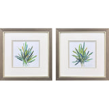 Paragon Tropical Leaves S/2 Green 11 X 11 X 1 Wall Art
