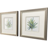Paragon Tropical Leaves S/2 Green 11 X 11 X 1 Wall Art