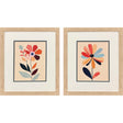 Paragon Comfort Flowers II S/2 Orange 17 X 15 X 1 Wall Art