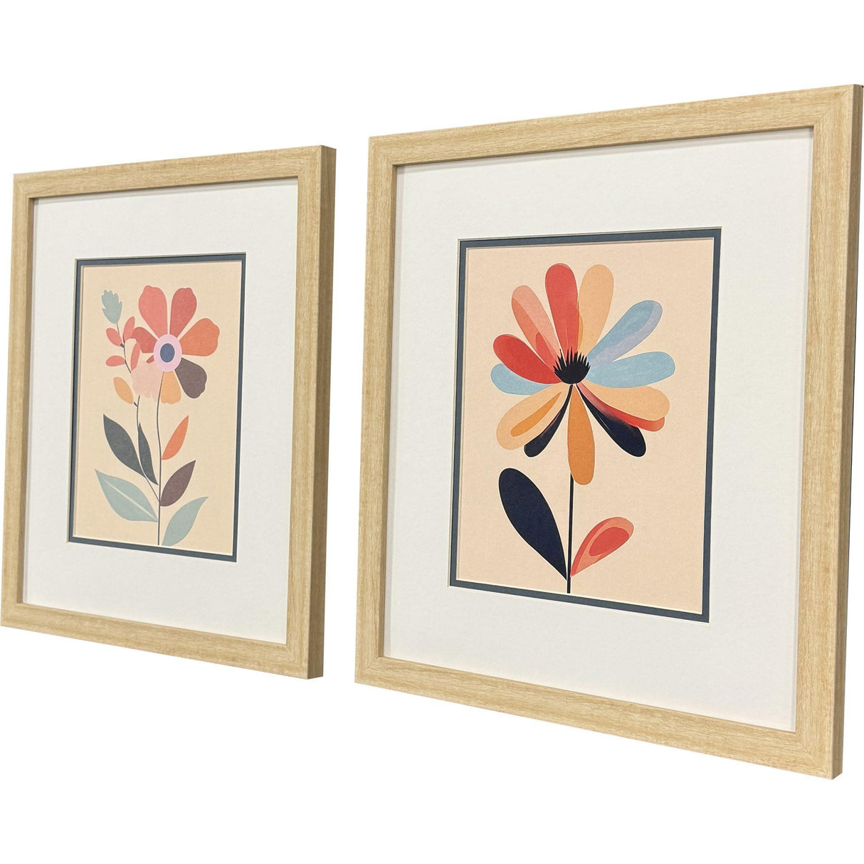 Paragon Comfort Flowers II S/2 Orange 17 X 15 X 1 Wall Art