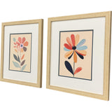 Paragon Comfort Flowers II S/2 Orange 17 X 15 X 1 Wall Art