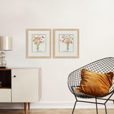 Paragon Wiry Poppies S/2 Pink 17 X 15 X 1 Wall Art