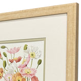 Paragon Wiry Poppies S/2 Pink 17 X 15 X 1 Wall Art