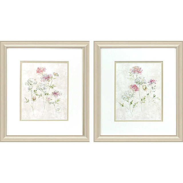 Paragon Soft Lace S/2 Pink 17 X 15 X 1 Wall Art