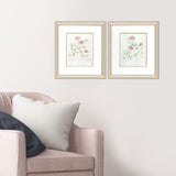 Paragon Soft Lace S/2 Pink 17 X 15 X 1 Wall Art