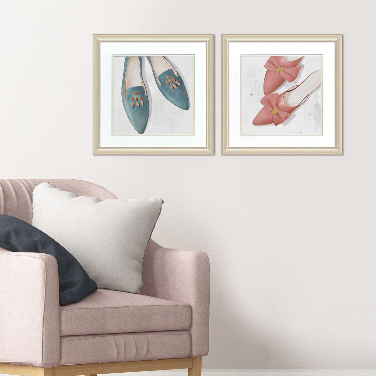 Paragon Flats Heels S/2 Multi 18 X 18 X 1 Wall Art