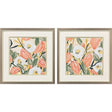 Paragon Gleeful Garden S/2 Orange 17 X 17 X 1 Wall Art