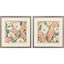 Paragon Gleeful Garden S/2 Orange 17 X 17 X 1 Wall Art