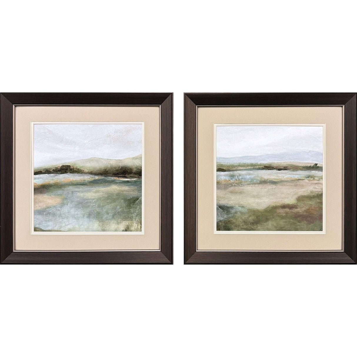 Paragon Tranquil Valley Views S/2 Green 19 X 19 X 1 Wall Art