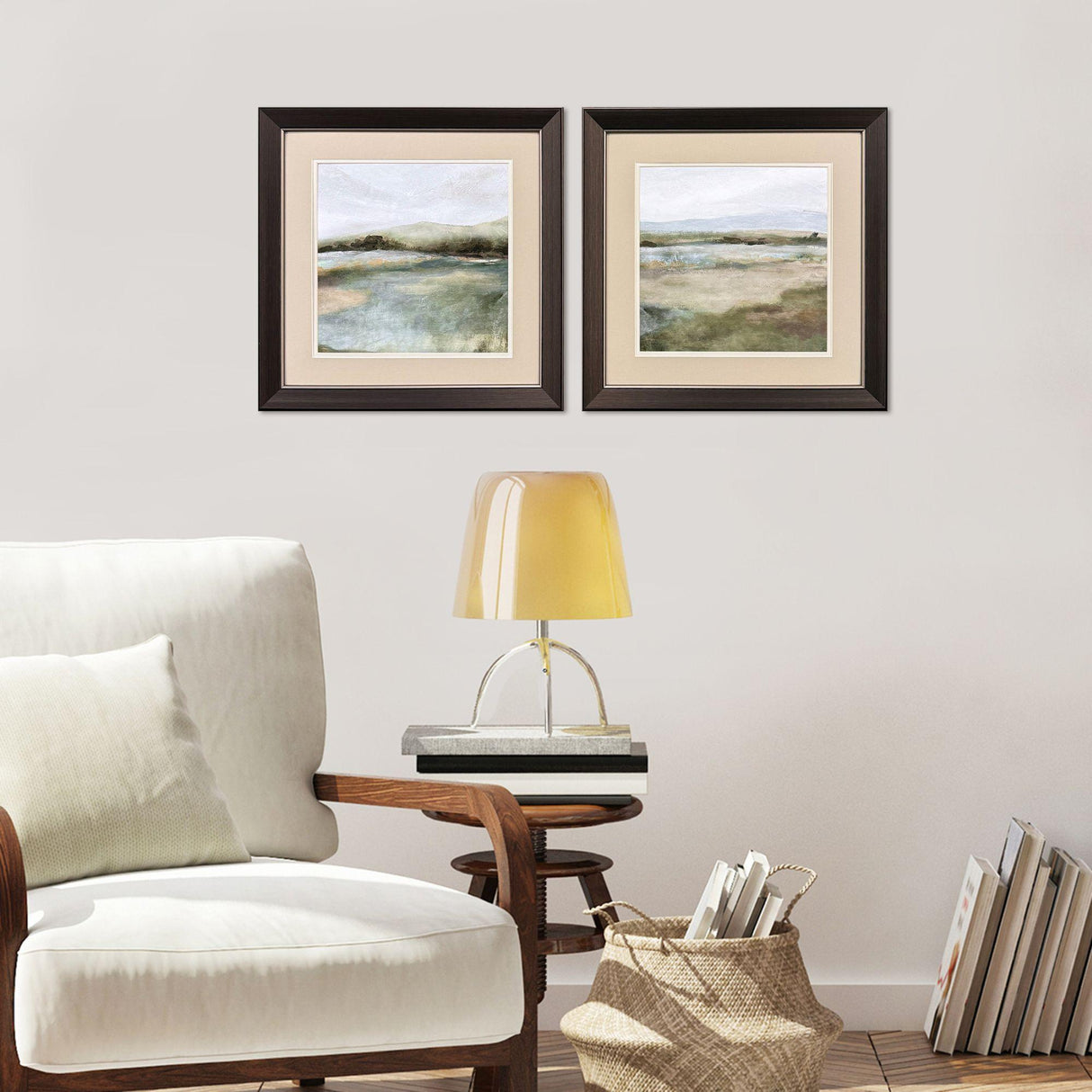 Paragon Tranquil Valley Views S/2 Green 19 X 19 X 1 Wall Art