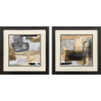 Paragon Abstract Expressions S/2 Brown 18 X 18 X 2 Wall Art