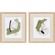 Paragon Sage Treasures I S/2 Green 21 X 18 X 1 Wall Art