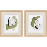 Paragon Sage Treasures I S/2 Green 21 X 18 X 1 Wall Art