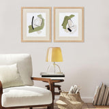 Paragon Sage Treasures I S/2 Green 21 X 18 X 1 Wall Art