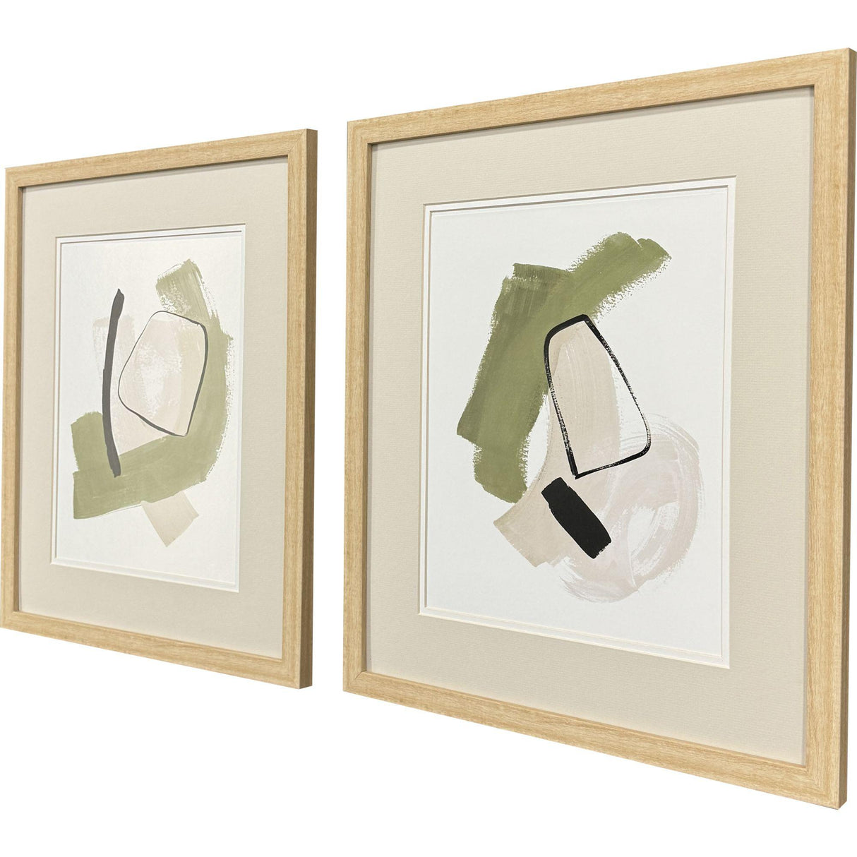 Paragon Sage Treasures I S/2 Green 21 X 18 X 1 Wall Art