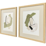 Paragon Sage Treasures I S/2 Green 21 X 18 X 1 Wall Art