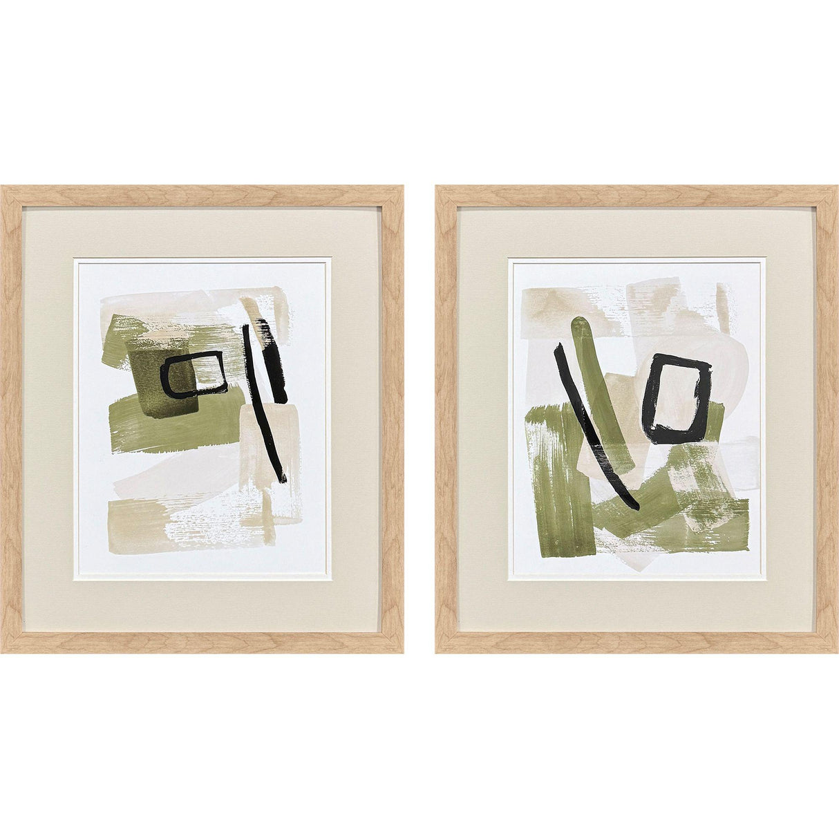 Paragon Sage Treasures II S/2 Green 21 X 18 X 1 Wall Art