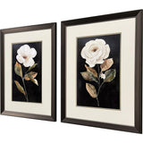 Paragon Botanical on Black S/2 Black 27 X 21 X 1 Wall Art