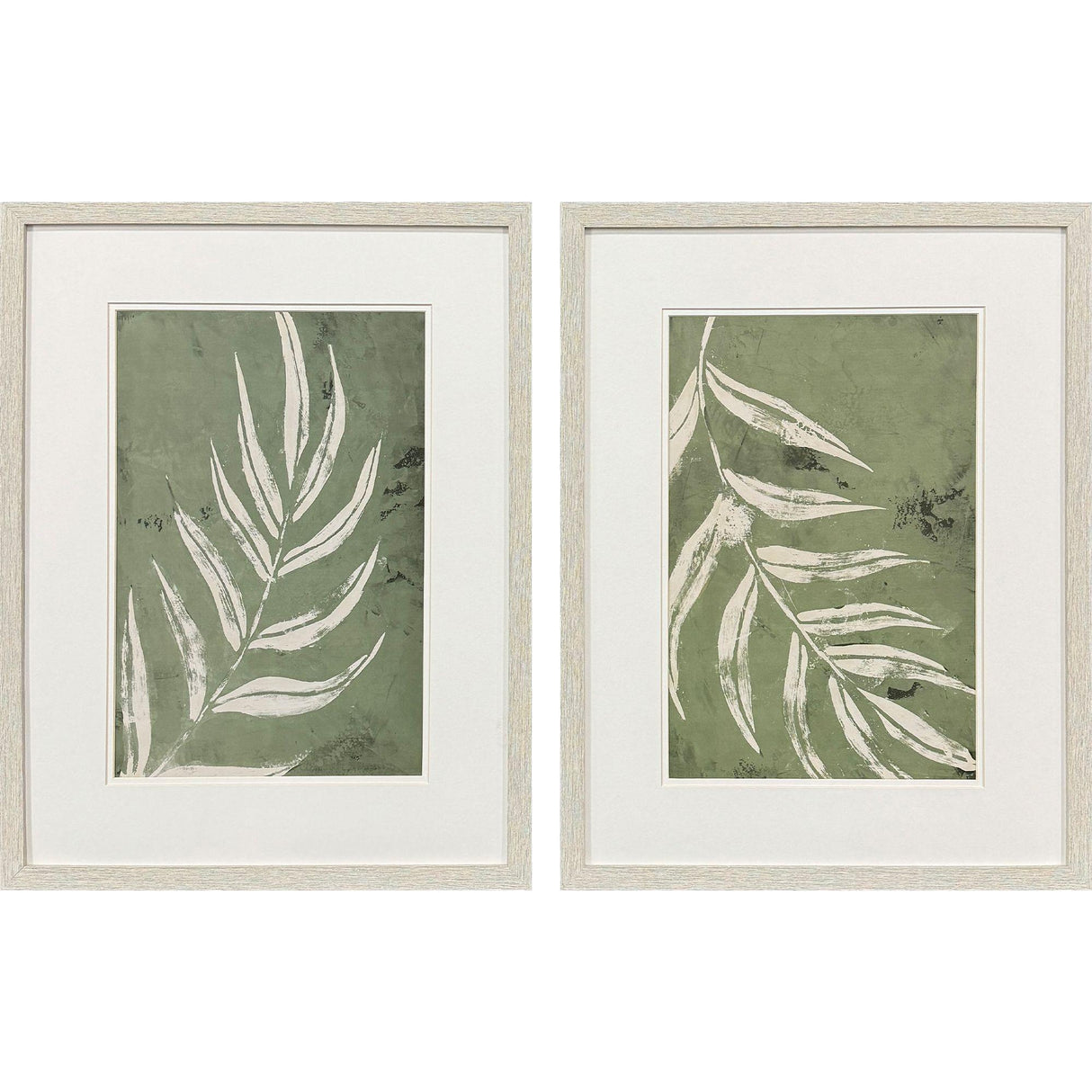 Paragon Palm Leaf S/2 Green 25 X 19 X 1 Wall Art