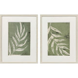 Paragon Palm Leaf S/2 Green 25 X 19 X 1 Wall Art