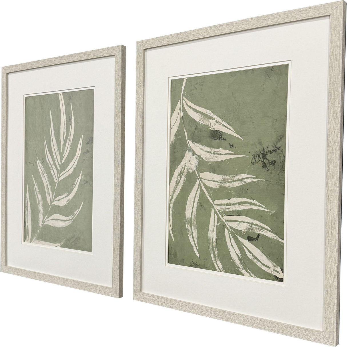 Paragon Palm Leaf S/2 Green 25 X 19 X 1 Wall Art