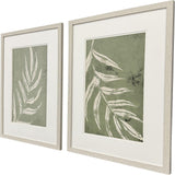 Paragon Palm Leaf S/2 Green 25 X 19 X 1 Wall Art