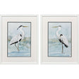 Paragon Heron on Blue S/2 Blue 25 X 19 X 2 Wall Art
