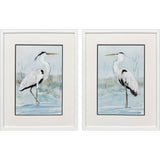 Paragon Heron on Blue S/2 Blue 25 X 19 X 2 Wall Art