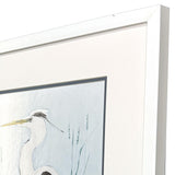 Paragon Heron on Blue S/2 Blue 25 X 19 X 2 Wall Art